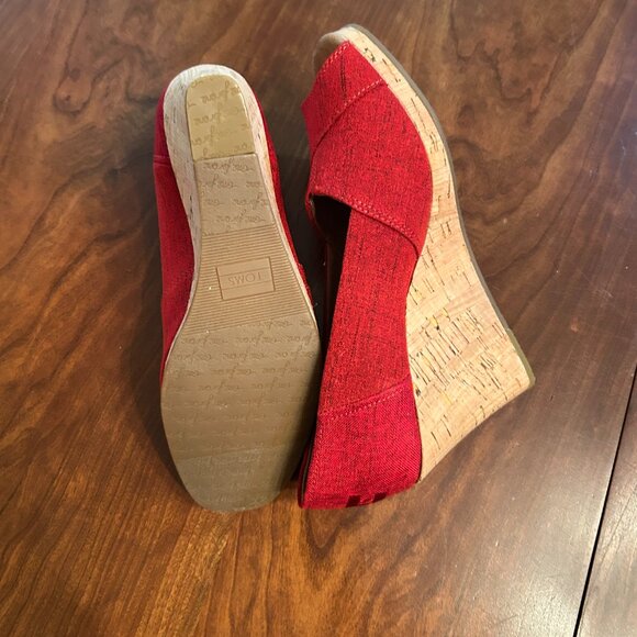 NWT TOMS Classic Wedge Sandal - Picture 4 of 5
